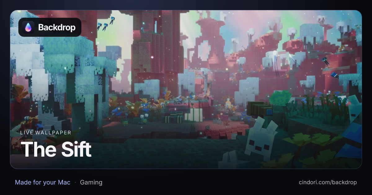Minecraft Sift The Sift — Live Wallpaper for Mac | Backdrop