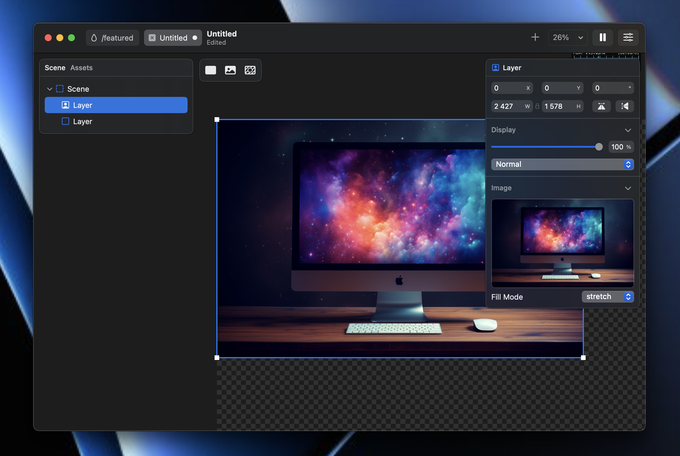The Backdrop Editor