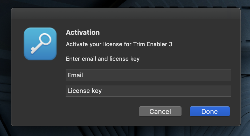 Legacy Trim Enabler Activation